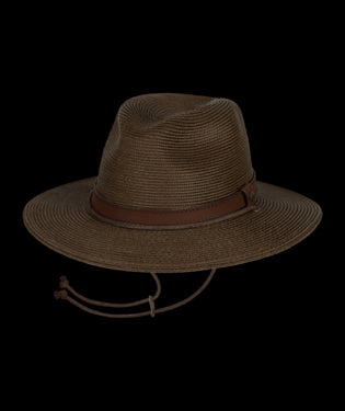 Image of Mens Hamilton Safari Hat Chocolate M/L
